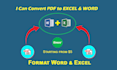 convert any pdf to excel or other documents