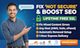 install free SSL certificate and fix https ssl errors