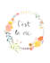 paint a watercolor wreath with customized color