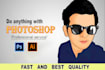 be your professional graphic designer photoshop, illustrator