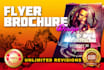 design professional flyers and brochures