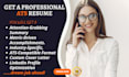 design a professional ats resume with a tailored cover letter