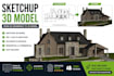 create sketchup 3d model for architecture