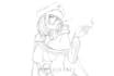 sketch custom anime character