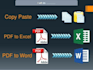 do PDF and typing work into excel or word