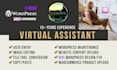 be your virtual assistant VA for your project or task