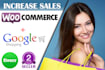 woocommerce website increase sales with google shopping ads