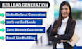 do targeted b2b lead generation and web research
