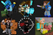 create a 3d minecraft profile picture or wallpaper