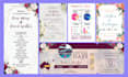 design elegant wedding invitation, rsvp, save the date card