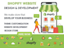 design professional drop shipping shopify online store