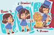 draw you a cute character in chibi style