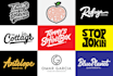 design a modern and unique hand drawn typography logo