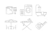 design vector line icon for mobile or website in 24 hours