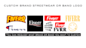 make a custom supreme, brand streetwear or band logo