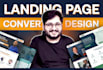 do cro landing page design in shopify, wix, unbounce, or wordpress