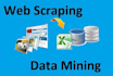 provide web scraping services