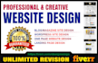 create innovative website design or website mockup