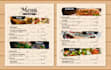 professionally design restaurant menu ready to print
