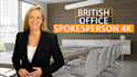create your british spokesperson video in a branded office
