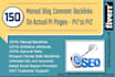 do 150 blog comment on high da pa tf cf and low obl