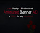 design animated banner in HTML5 for any ad network