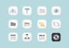 design modern and flat app icons