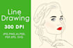 draw line drawing of any image, product, sketch, diagram