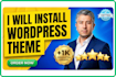 install wordpress theme and demo content