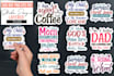 do awesome typography sticker design or other