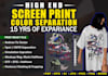 separation color for screen printing cmyk spot simulation n vectorize