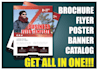 do creative brochure or double sided flyer design
