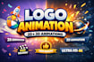 create a premium logo intro and youtube animated intro video