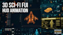 create fui and sci fi hud animations