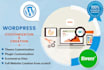 create any wordpress theme customization