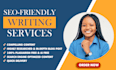 provide high converting SEO blog writing and content writing