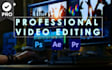do professional video editing and post production