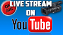 create live video stream on youtube by waircast software
