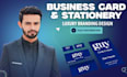 create a professional business card and stationery package design