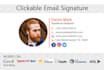 design html email signature, clickable email signature for mac, gmail, outlook