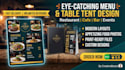 create menu and table design
