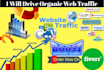 drive organic web traffic