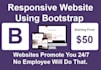 design responsive website with bootstrap