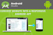convert a website into android app using android studio