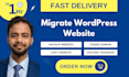 migrate wordpress website, change domain, or clone website to new host in 1 hour
