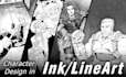draw character design in lineart