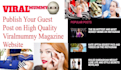 publish your guest post on viralmummy viral magazine