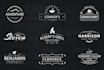 create vintage and retro logo design