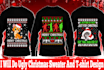 do ugly christmas sweater and t shirts design