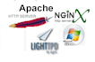 setup nginx, apache, lighttpd webserver